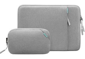 Tomtoc Defender A13F2GV 16 inç Polyester Kılıf Laptop Çantası Gri