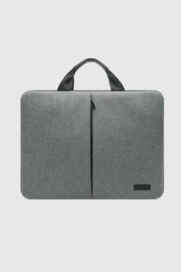 D'Vers 15.6 inç Kumaş El-Omuz Laptop Çantası Gri