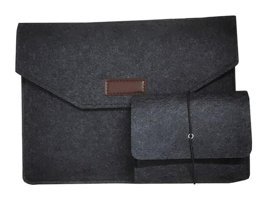 Gubisi 13 inç Keçe Kılıf Laptop Çantası Siyah