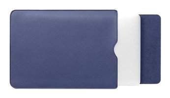 Gubisi 15 inç Deri Su Geçirmez El-Omuz Laptop Çantası Lacivert