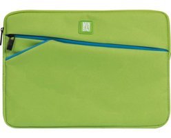 Minbag Alice 10.5-13 inç Suni Deri Su Geçirmez Kılıf Laptop Çantası Fıstık Yeşili