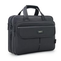 Wslcn 3291 15.6 inç Polyester Su Geçirmez El-Omuz Laptop Çantası Gri