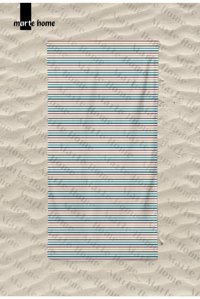 Marte Home Stripe Plaj Havlusu Çok Renkli