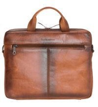 Bouletta Apollo RST2EF 16 inç Deri Su Geçirmez El-Omuz Laptop Çantası Taba