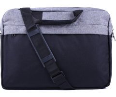 Beutel 15.6 inç Deri Su Geçirmez El-Omuz Laptop Çantası Siyah