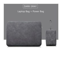 Gubisi 15 inç Kumaş Kılıf Laptop Çantası Koyu Gri