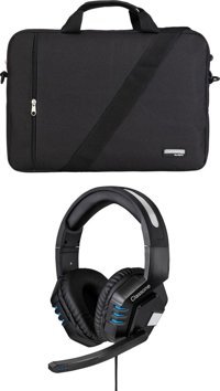Classone Wtxpro WTX200 15.6 inç Kumaş Su Geçirmez El-Omuz Laptop Çantası Siyah