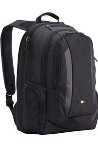 Case Logic 15.6 inç Kumaş Su Geçirmez Sırt Laptop Çantası Siyah