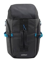 Addison 301008 15.6 inç Deri Sırt Laptop Çantası Siyah