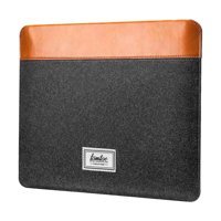 Tomtoc Vintpack A16C2Y1 13 inç Deri Su Geçirmez Kılıf Laptop Çantası Siyah