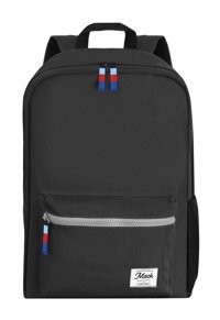 Mack Pop 15-15.9 inç Kumaş Su Geçirmez Sırt Laptop Çantası Siyah