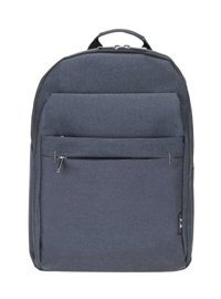 Plm Seitek 15.6 inç Polyester Su Geçirmez Sırt Laptop Çantası Koyu Gri