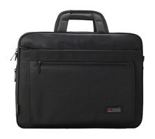 Cicilin 15.6 inç Polyester Su Geçirmez El-Omuz Laptop Çantası Siyah
