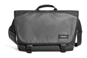 Tomtoc 16 inç Polyester El-Omuz Laptop Çantası Gri