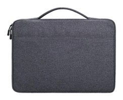 Lbw 15.6 inç Oxford Kumaş Su Geçirmez El-Omuz Laptop Çantası Koyu Gri