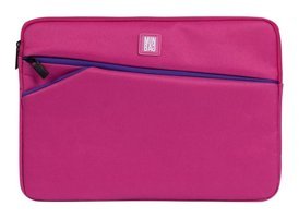 Minbag Alice 13 inç Suni Deri Su Geçirmez Kılıf Laptop Çantası Pembe