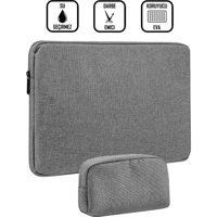 The Moda West 16.9 inç Keten Kumaş Kılıf Laptop Çantası Gri