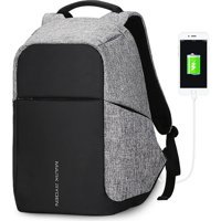 Mark Ryden Ryden 15.6 inç Oxford Kumaş Su Geçirmez Sırt Laptop Çantası Gri