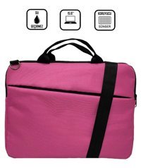 The Moda West 15.6 inç Kumaş Su Geçirmez Kılıf Laptop Çantası Pembe