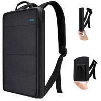Zinz B02K01 13-14 inç Polyester Su Geçirmez Sırt Laptop Çantası Siyah