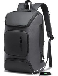 Bange 7078 15.6 inç Oxford Kumaş Su Geçirmez Sırt Laptop Çantası Gri