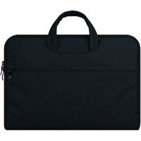 Arabulalaca A2485 16.2 inç Deri Su Geçirmez Kılıf Laptop Çantası Siyah