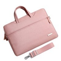 Bsxjh 12 inç Oxford Kumaş Su Geçirmez El-Omuz Laptop Çantası Pembe