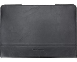 Bouletta ChesterRST1 16 inç Deri Su Geçirmez Kılıf Laptop Çantası Siyah
