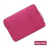 Gubisi A2442-A2179 13.3-14 inç Kumaş Su Geçirmez Kılıf Laptop Çantası Kırmızı