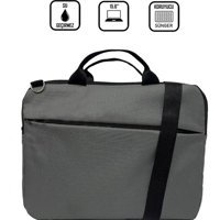 The Moda West 15.6 inç Denye El-Omuz Laptop Çantası Gri