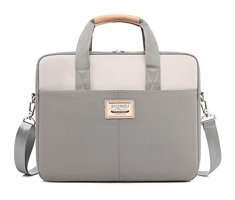 Lbw 15.6 inç Su Geçirmez El-Omuz Laptop Çantası Gri