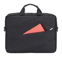 Plm Katama 15.6 inç Kumaş Su Geçirmez El-Omuz Laptop Çantası Siyah
