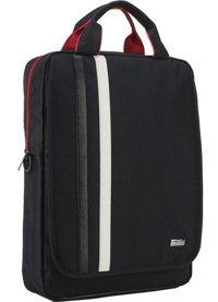 Case Club 15.6 inç Kumaş Sırt Laptop Çantası Beyaz-Siyah