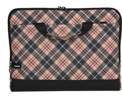 Moserini Taban Korumalı 15.6 inç Kumaş El-Omuz Laptop Çantası Kahverengi