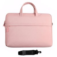Cicilin 14 inç Oxford Kumaş Su Geçirmez Kılıf Laptop Çantası Pembe