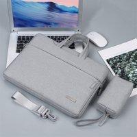 Bsxjh 12 inç Oxford Kumaş Su Geçirmez El-Omuz Laptop Çantası Açık Gri