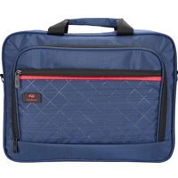 Addison 300682 15.6 inç Deri El-Omuz Laptop Çantası Lacivert-Siyah