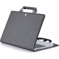 Szykd Book Stil 12 inç Kumaş Kılıf Laptop Çantası Gri