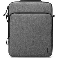 Tomtoc Defenderace A03F2G3 16 inç Polyester Su Geçirmez El-Omuz Laptop Çantası Gri