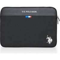 U.S. Polo Assn. PLEVR23698 13-13.3 inç Polyester Su Geçirmez Kılıf Laptop Çantası Siyah