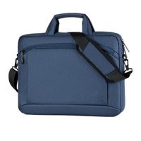 Wslcn 14 inç Oxford Kumaş Su Geçirmez El-Omuz Laptop Çantası Mavi