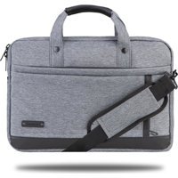 Classone Ravenna VP1004 14 inç Kumaş Su Geçirmez El-Omuz Laptop Çantası Gri