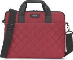Mack Iksy MCC-902 14.1 inç Kumaş Su Geçirmez El-Omuz Laptop Çantası Kırmızı