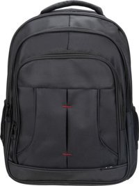 Plm City 15.6 inç Polyester Su Geçirmez Sırt Laptop Çantası Siyah