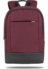 Classone Twin Color BP-TW1505  15.6 inç Kumaş Su Geçirmez Sırt Laptop Çantası Bordo