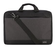 Classone ML-F100 15.6 inç Kumaş Su Geçirmez El-Omuz Laptop Çantası Siyah