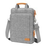 Mosiso 16 inç Polyester Sırt Laptop Çantası Gri