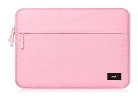 Jms 56975027 15.6 inç Suni Deri Su Geçirmez Kılıf Laptop Çantası Pembe
