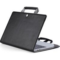 Szykd Book Stil 12 inç Kumaş Kılıf Laptop Çantası Siyah