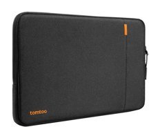 Tomtoc Defender A22D2D1 13-14 inç Polyester Su Geçirmez El-Omuz Laptop Çantası Siyah